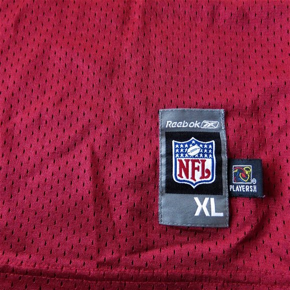 San Francisco 49er's, # 32 Barlow. NFL Red Mesh XL (Chest measures 40.5") - Picture 5 of 6